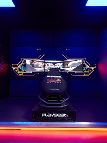 Fahrspiel-Klappstuhl, Sim-Racing-Sitz und Rahmen, Syn-Leder-Gaming