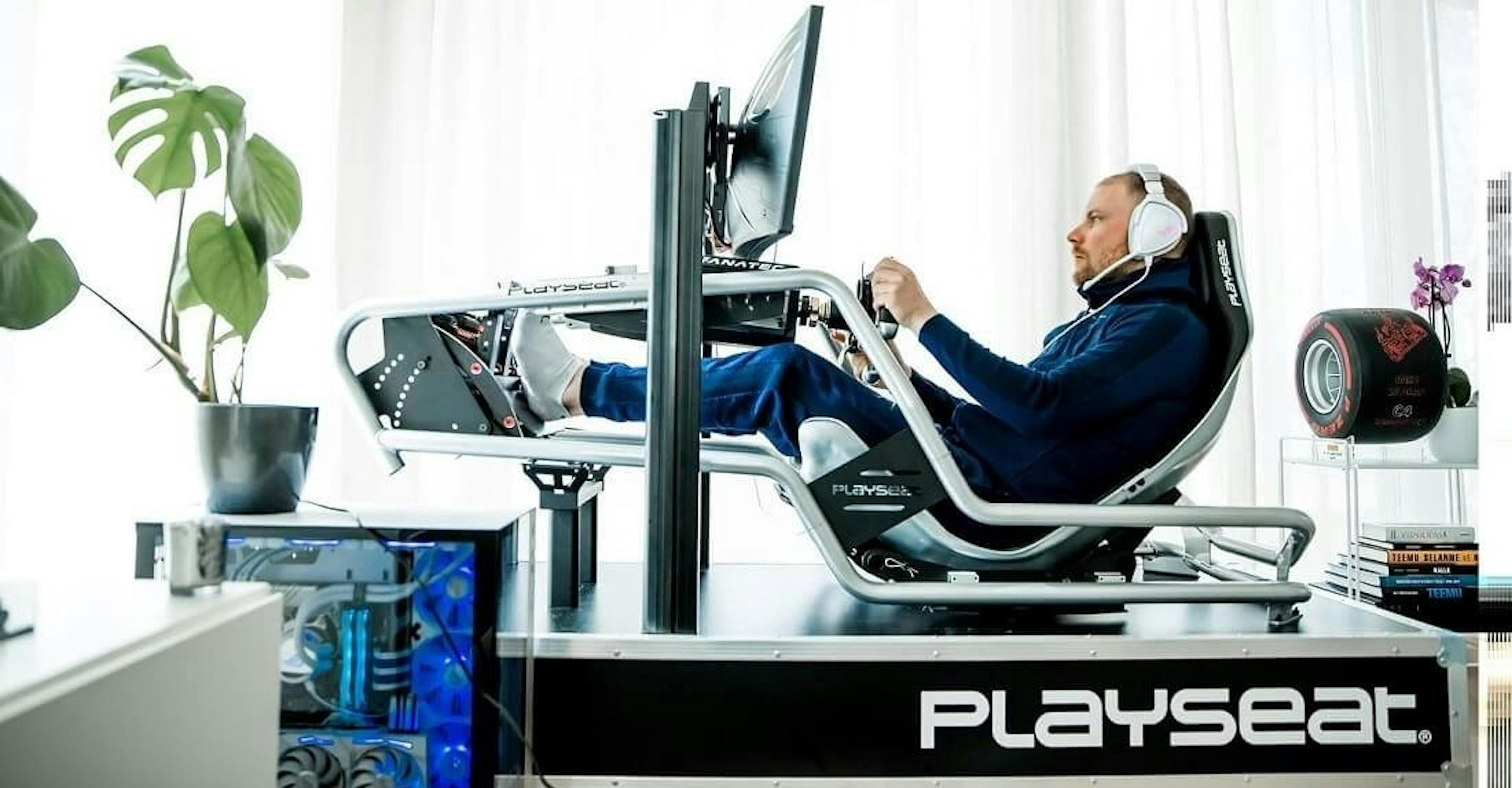 Playseat Siege Simulation Automobile Evolution Sony - Alcantara - Bleu à  Prix Carrefour